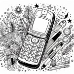 Retro Mobile Phone Coloring Page.jpeg