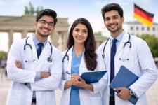 Indian doctors at Brandenburg Gate.jpg