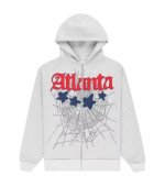 Sp5der Atlanta Full Zip Heather Grey Hoodie.jpg