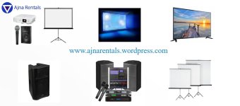 AJNA RENTALS & Professional solution for all your projector, screen & PA systems rental needs ...jpg